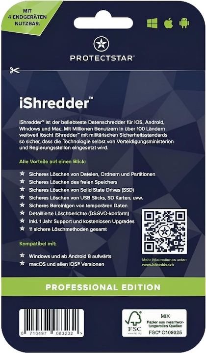 Produktbild Protectstar iShredder Professional Edition (12 Monate)