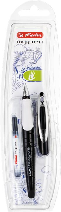 Produktbild Herlitz Fllhalter my.pen, Federbreite: L, schwarz/weiá (Black, White, 1 x)