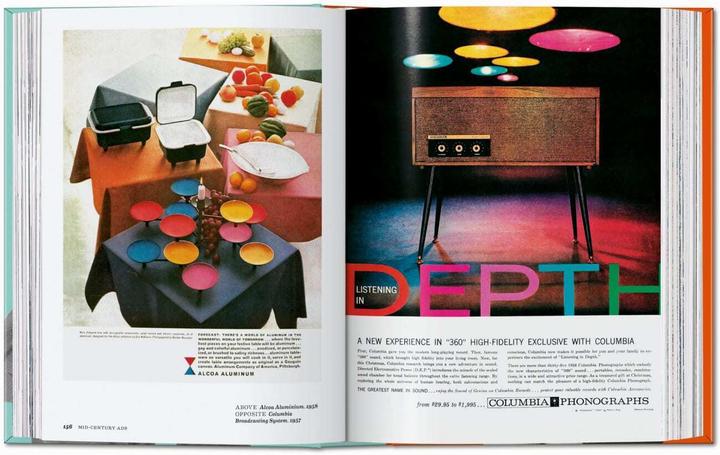 Actual product image Mid-Century Ads. 40th Ed (English, French, German, Steven Heller, 2023)