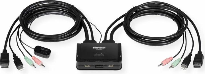 Immagine prodotto Trendnet Switch tastiera/video/mouse (KVM) TK-220DPI Nero