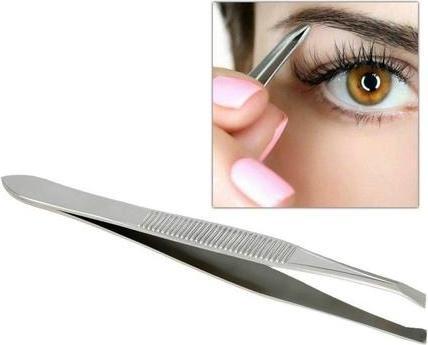 Elina 53367 Pinzetta in acciaio inox per la depilazione