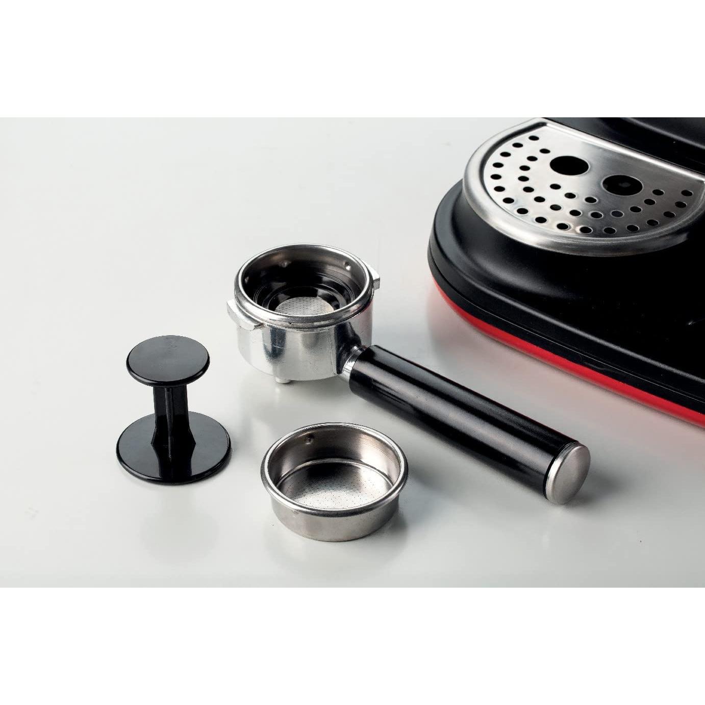 Thumbnail - Ariete 1318 Moderna, Siebträgermaschine, Rot