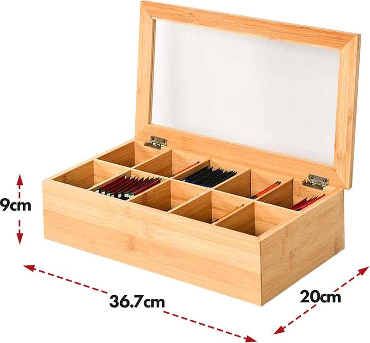 Actual product image Floordirekt Bambus-Teebox (36.70 cm, 1x)