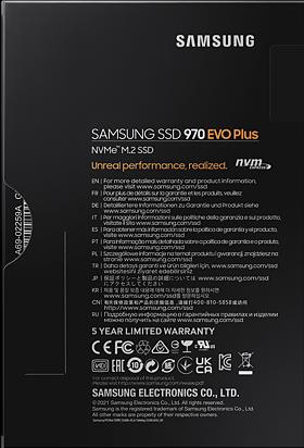 Actual product image Samsung 970 EVO Plus (2000 GB, M.2 2280)