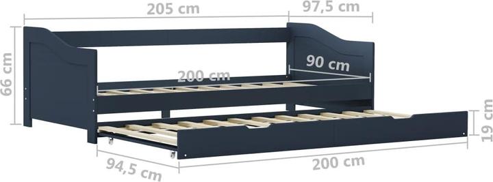 Image du produit vidaXL Schlafsofa-Gestell (90 x 200 cm)