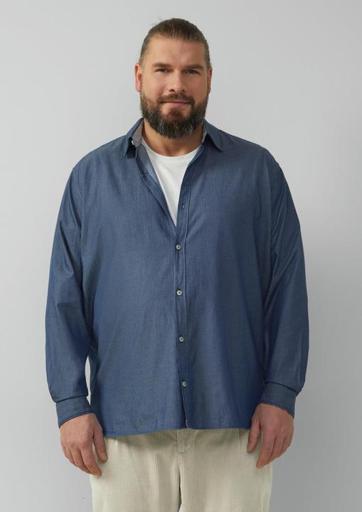 Immagine prodotto s.Oliver Hemd Regular: Baumwollhemd mit Strukturmuster (4XL)