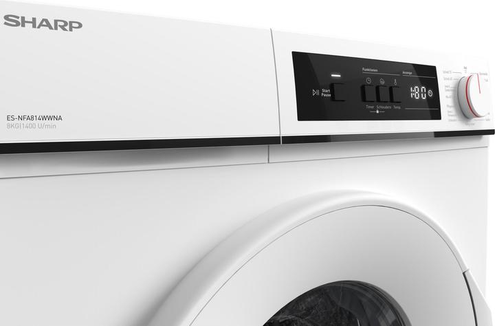 Produktbild Sharp ES-NFA814WWNA-DE (8 kg, Links)