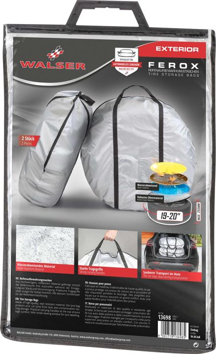 Actual product image Walser Tyre storage bag set