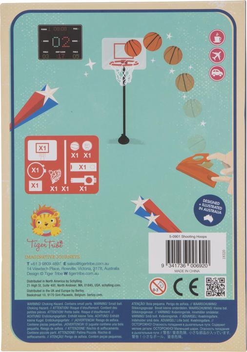 Immagine prodotto Tiger Tribe Tiro a canestro/gioco di basket