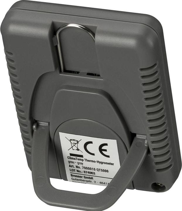 Produktbild Bresser Optik Temeo Hygro Indikator 3pack Thermo-/Hygrometer Grau