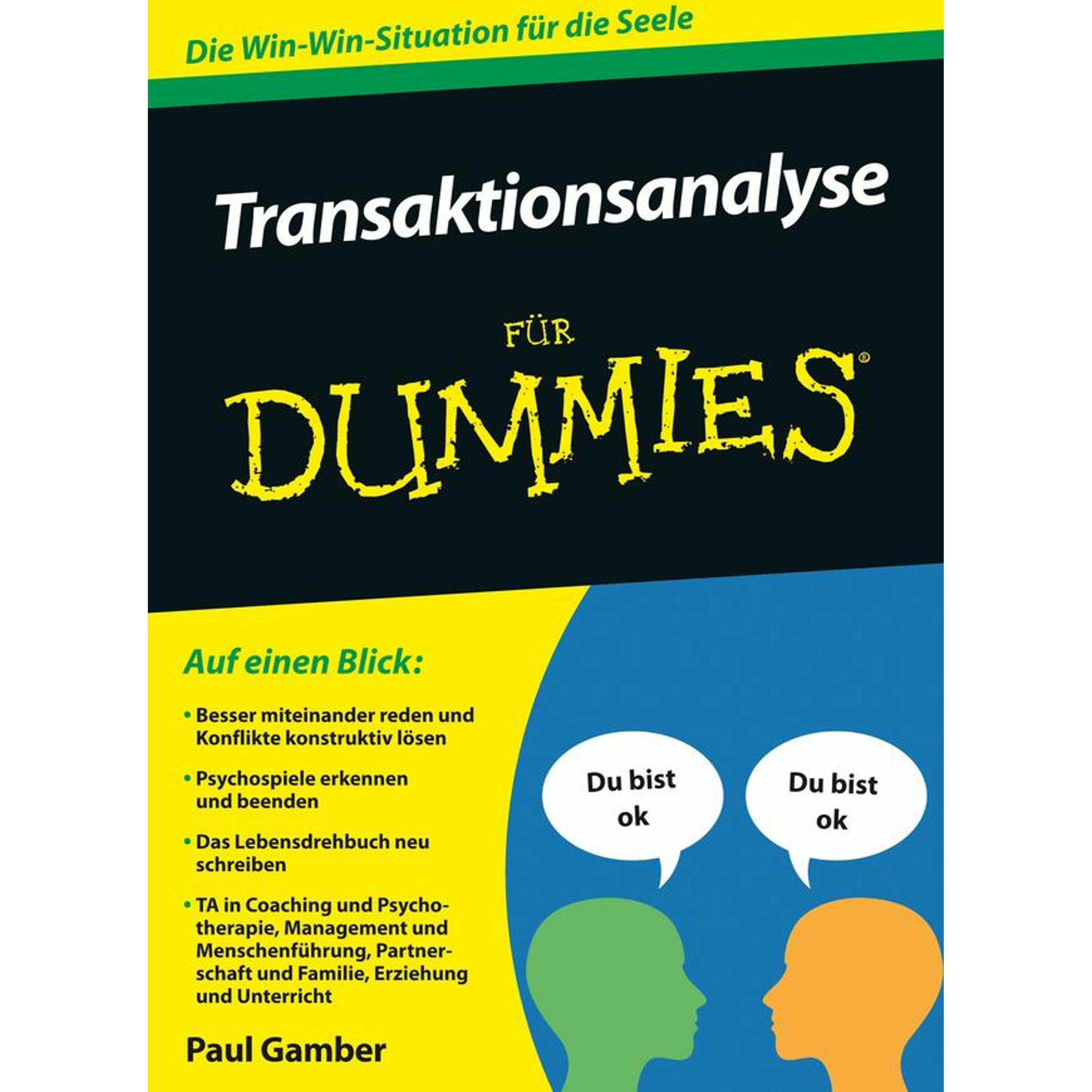 Transaktionsanalyse für Dummies, Fachbücher von Paul Gamber