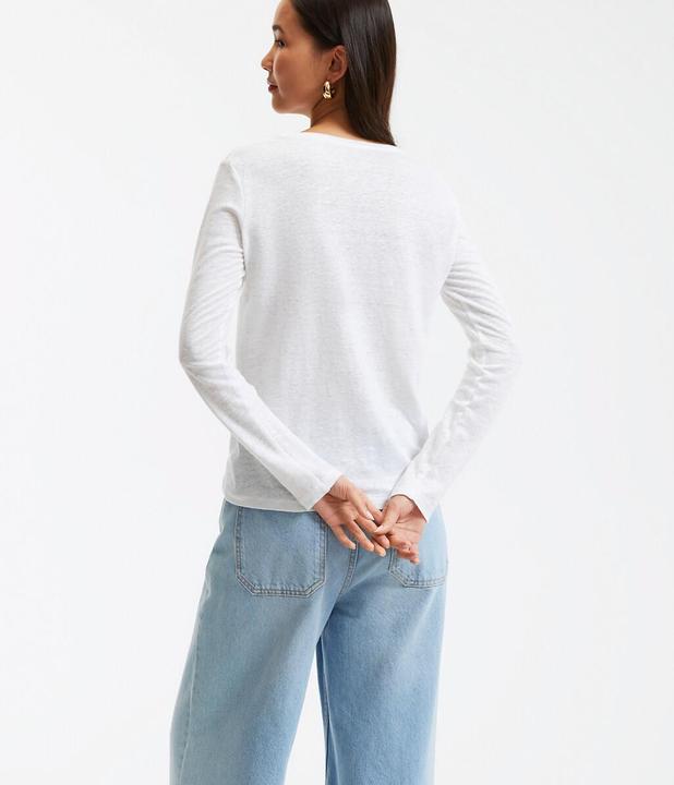 Produktbild La Redoute Collections Shirt mit rundem Ausschnitt (XS)