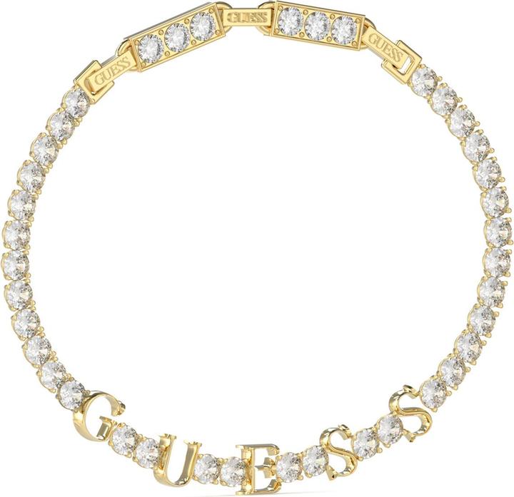 Guess ARM PARTY Armband (18.50 cm, Edelstahl, Mit Stein(en))