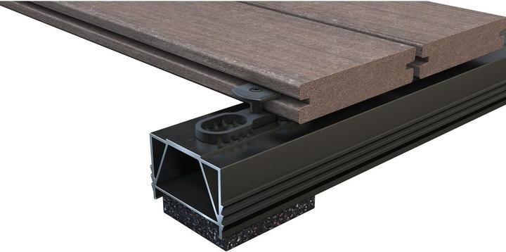 Produktbild Karle und Rubner Terraflex Abstandhalter 6 mm fr Holz-Unterkonstruktion mit Edelstahlschraube A4 5x50 mm 1 Pack = 1 (8.60 x 2.50 cm)