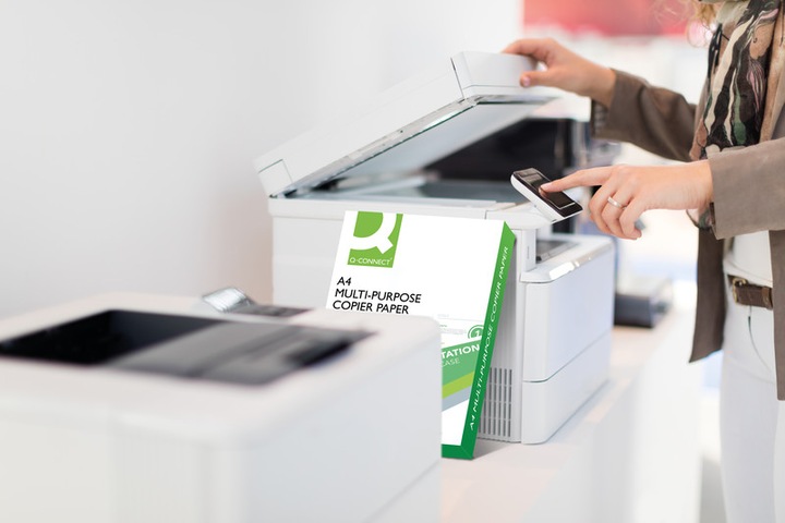 Image du produit Q-Connect Papier universel extra blanc (80 g/m², 500 x, A4)