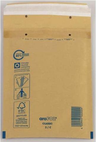 Actual product image Arofol CLASSIC Gr.3 Luftpolstertasche (100 x)