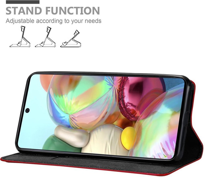 Actual product image Cadorabo Book Invisible Magnet Cover (Samsung Galaxy A71 5G)