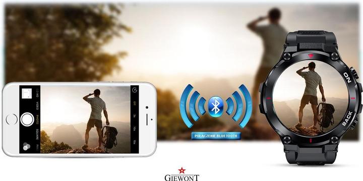 Actual product image Giewont Smartwatch GW460-1 Black (46 mm)