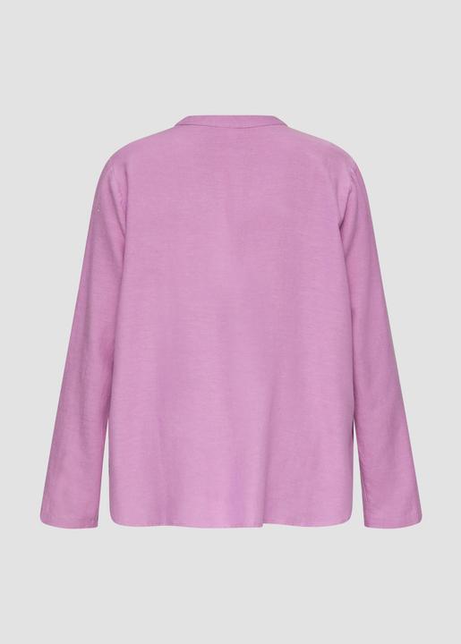 Produktbild S.Oliver Bluse Bluse mit Stehkragen und Knopfleiste (52)