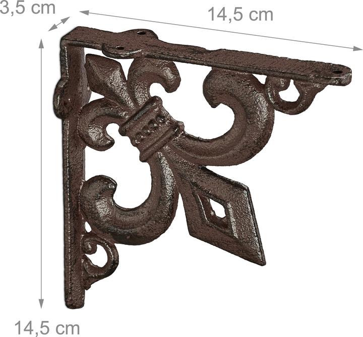 Immagine prodotto Relaxdays 2x staffe-per-mensole