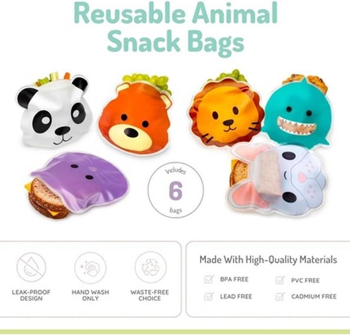 Produktbild Melii Snack Bags, Tiermotive