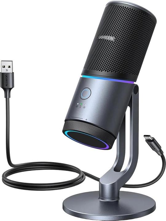 Actual product image Ugreen USB Microphone CM769 RGB
