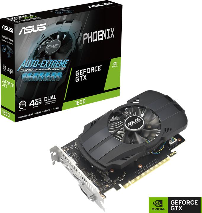 Actual product image ASUS Dual GeForce GTX1630 4GB GDDR6 1xDP 1.4a 1xHDMI 2.0b 1xDVI-D (4 GB)