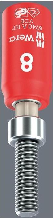 Productafbeelding Wera 8740 A VDE HF Zyklop Bitnuss 1/4, 3mm (3 mm)