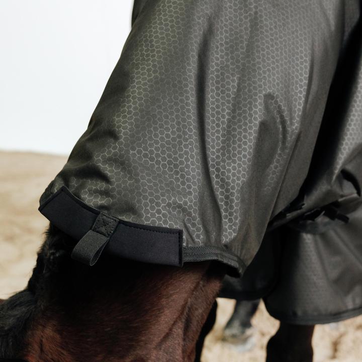 Actual product image Fouganza Neck part Neckcover waterproof Allweather Light horse black