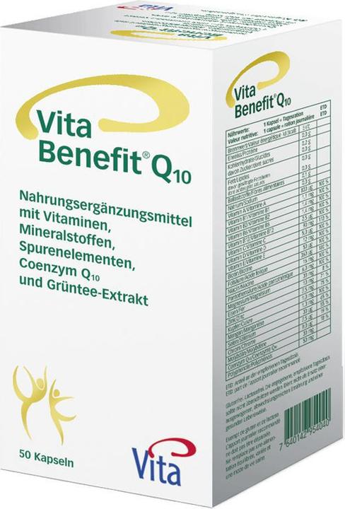 Actual product image Vita Benefit Q10 (50 Piece, Capsules, 192 g)