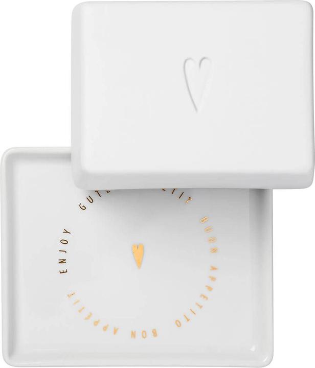 Actual product image Räder Wheels 1/4 Butter Dish Heart