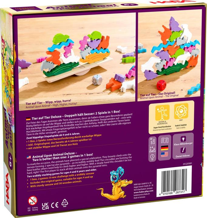 Actual product image Haba Tier auf Tier Deluxe (German)