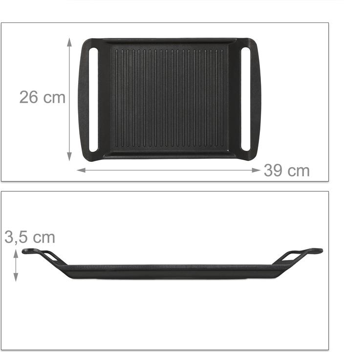 Image du produit Relaxdays Grillplatte Herd