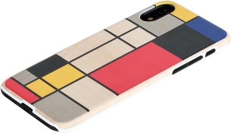 Actual product image Man.Wand &WOOD SmartPhone case iPhone XR mondrian wood baltas (Apple iPhone XR)