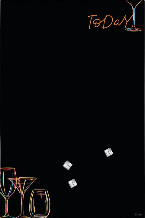 Produktbild Sigel Glas-Magnetboard Artverum mit Design (Magnettafel, 40 x 60 cm)