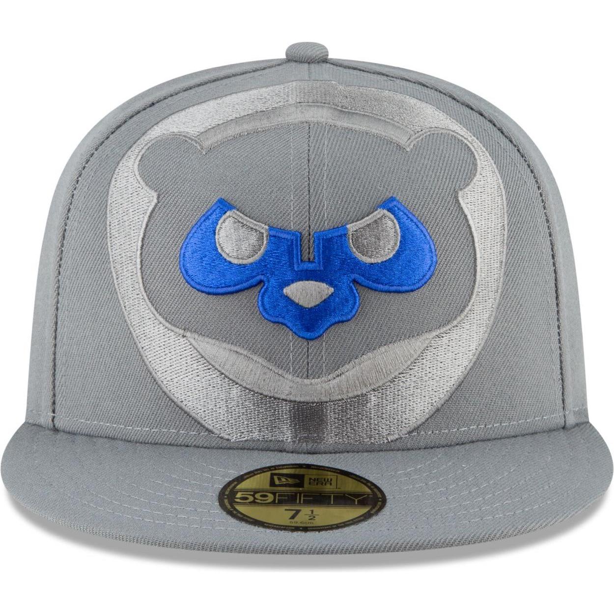 Thumbnail - New Era, Herren, Cap, 59Fifty Fitted Cap - STORM Chicago Cubs - 7 7/8, Grau, (7 7/8)