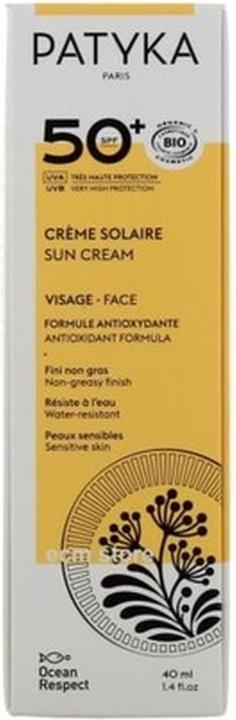 Patyka Crème Solaire Visage Sun Protection Factor 50 (Sonnencreme, SPF 50, 40 ml)