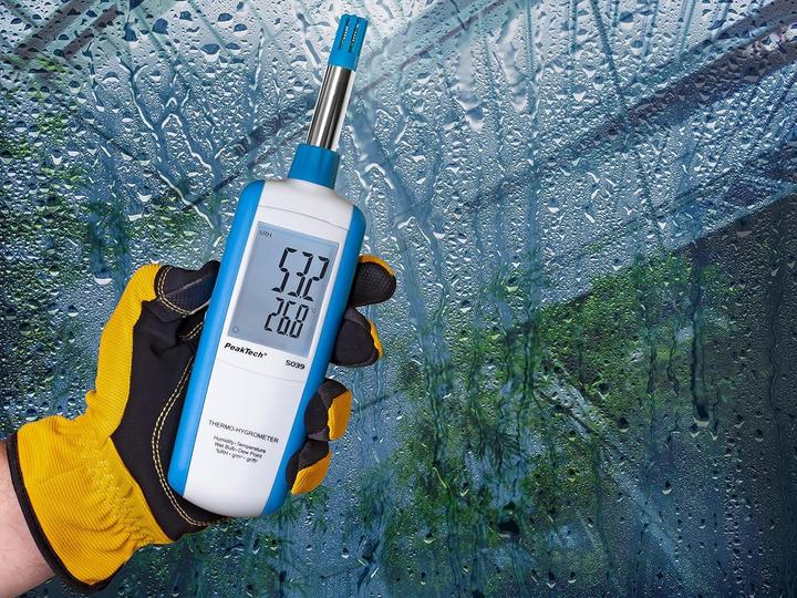 Actual product image Peaktech P 5039 Digital thermo-hygrometer