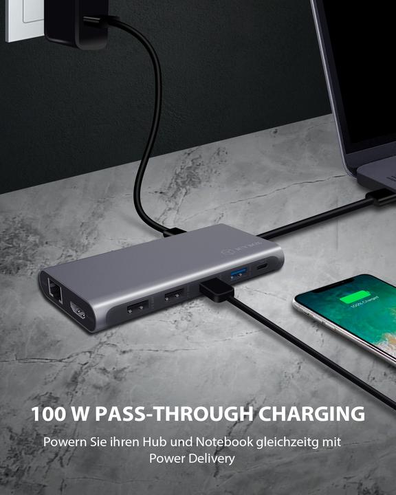 Image du produit Icy Box IB-DK4050-CPD (USB-C, 12 Ports)