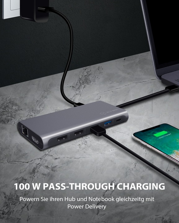 Produktbild Icy Box IB-DK4050-CPD (USB-C, 12 Ports)