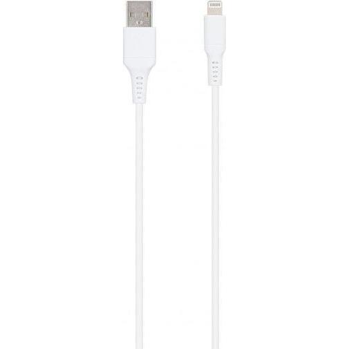 Seek Toti Cavo da USB A a Lightning, 1 m di cavo dati in PVC 2A (non MFI), bianco, Cavo USB