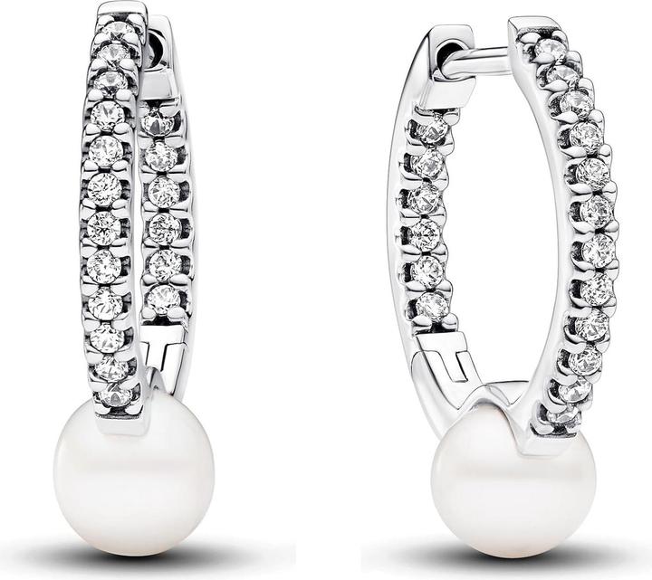 Actual product image Pandora Creole Treated Freshwater Cultured Pearl & Pavé (Silver 925)