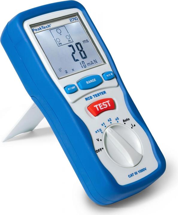 Produktbild Peaktech P 2710 Digitaler FI Tester (CAT III 600V)