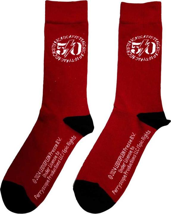 Produktbild AC/DC 50th Socken (39.5 - 45.5)