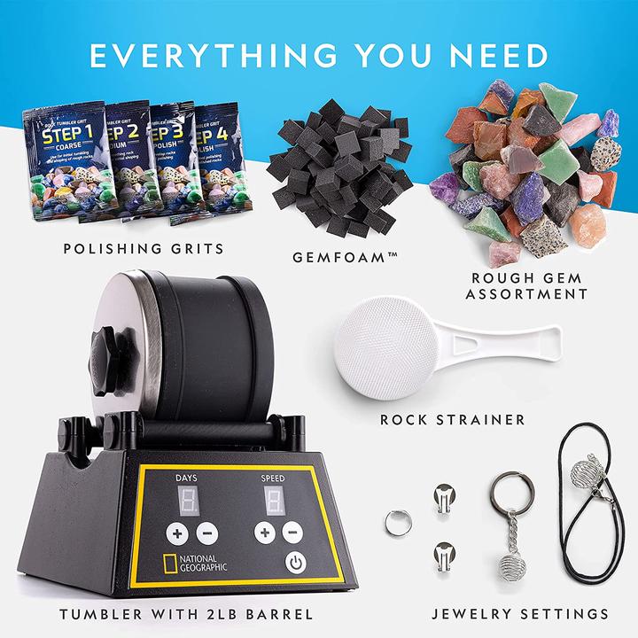 Actual product image National Geographic Rock Tumbler Kit
