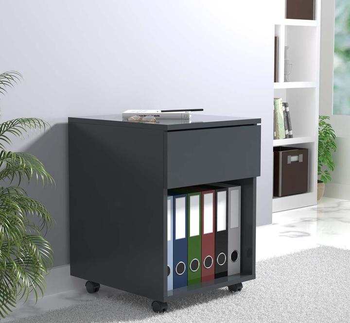 Image du produit VCM Caisson roulant Caisson d'appoint Caisson de bureau Roulettes Dasola 1 tiroir (39 x 45 x 55 cm)