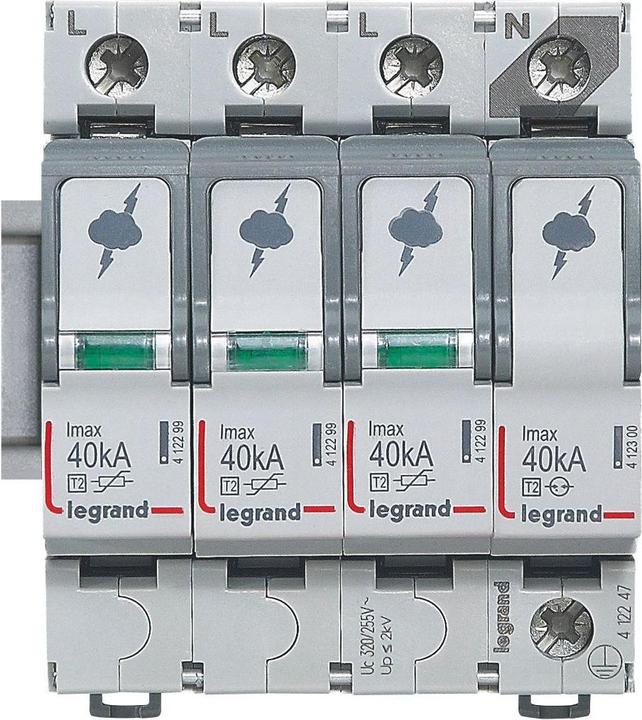 Produktbild Legrand Überspannungsableiter Typ 2, 3+1 Schaltung
