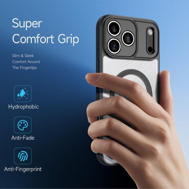 Image du produit Dux Ducis Back panel cover case AIMO MAG compatible with MagSafe for IPHONE 17 PRO black (Apple iPhone 17 Pro)