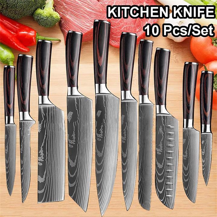 Image du produit Kepeak Scharfe Kochmesser aus Edelstahl (20.30 cm)