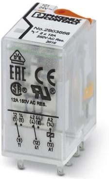 Produktbild Phoenix Contact REL-IR2 Plug In Power Relay 24AC/2X21